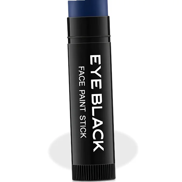 Navy blue eye black stick for athletes and team use