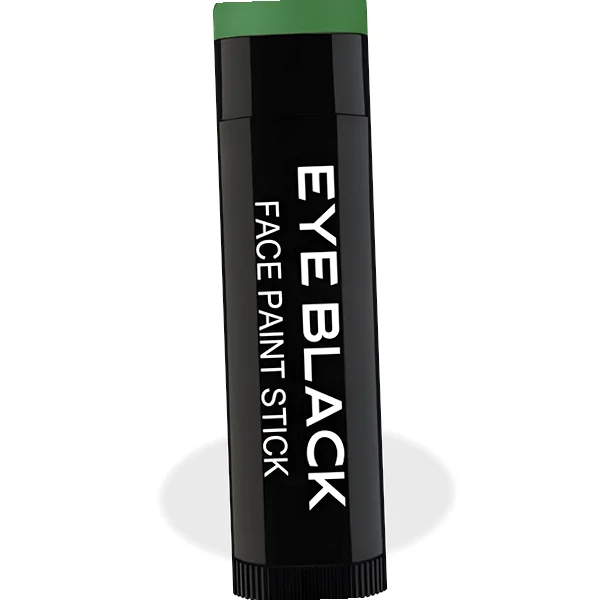Green eye black stick for sports and team use